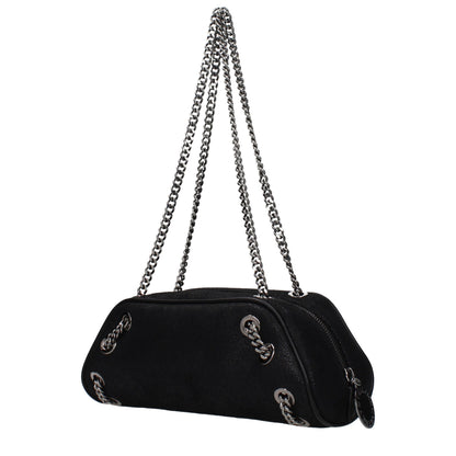 Stella McCartney Black Leather Shoulder Bag