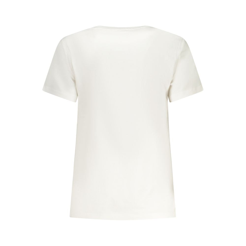 Guess Jeans Bianco Cotton Women T-Shirt