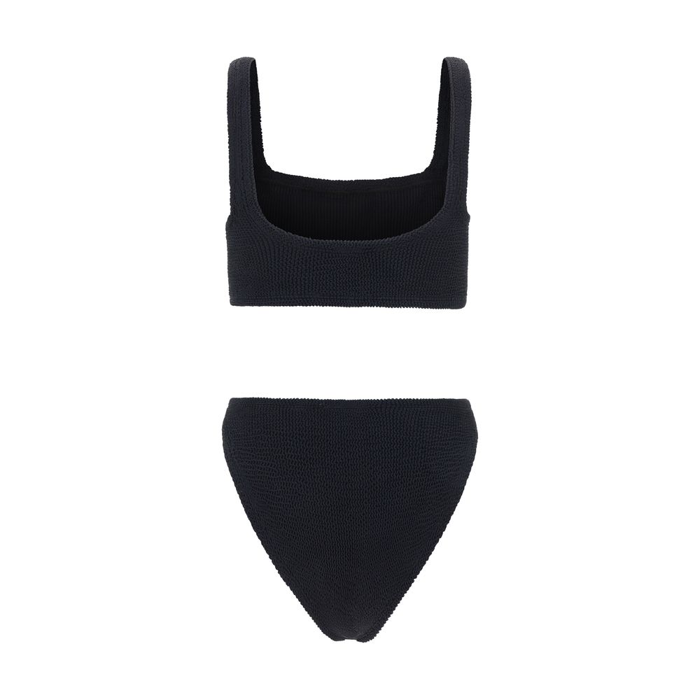 Hunza G Black Polyamide Swim Briefs