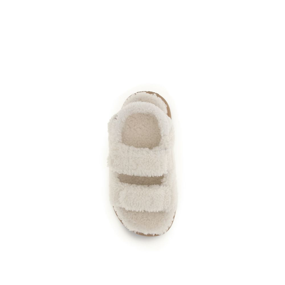 Moon Boot White Polyamide Flat Sandals
