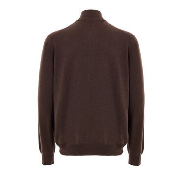 Gran Sasso Brown Wool Cardigan