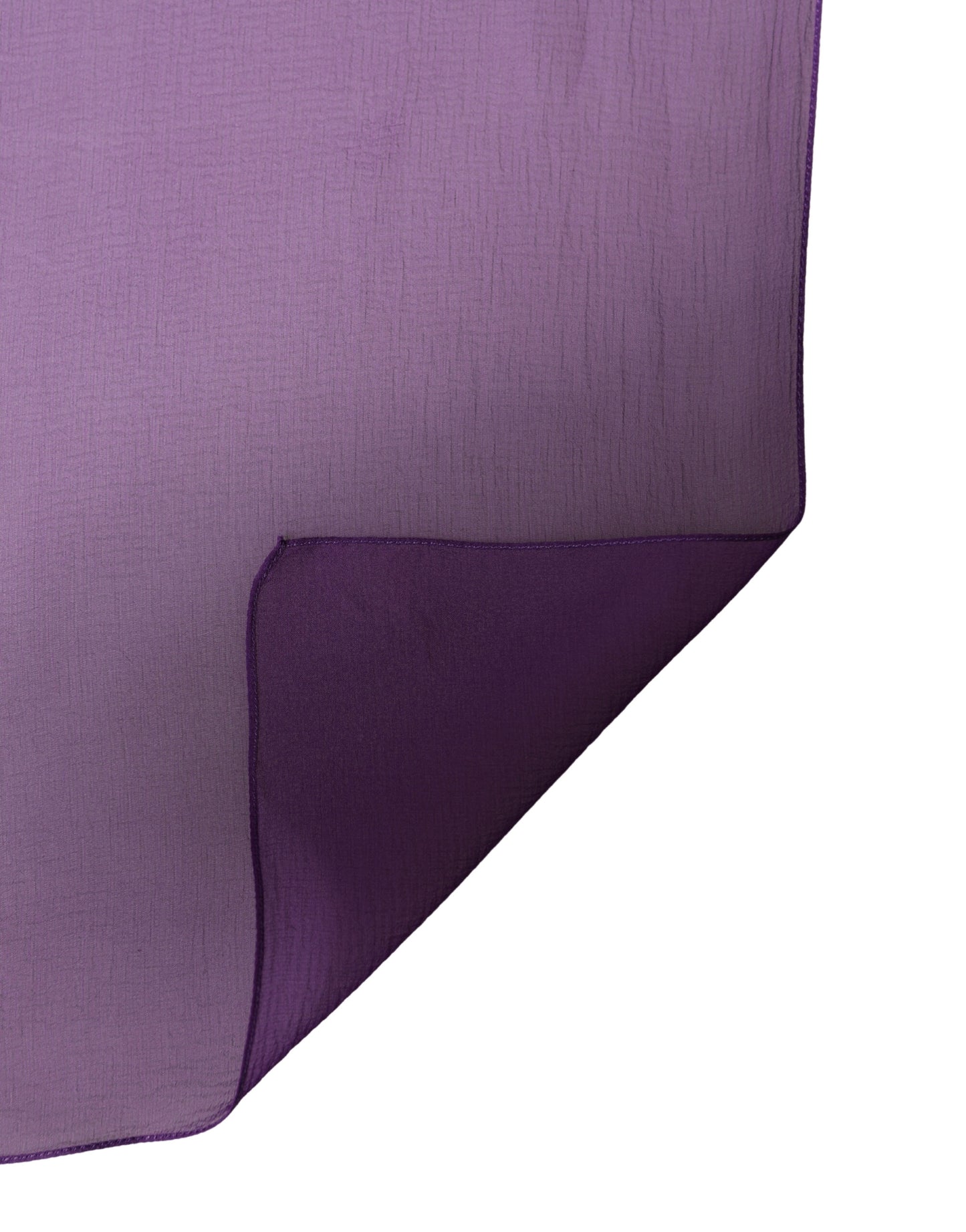 Dolce & Gabbana Purple Silk Neck Wrap Shawl Stole 200cm x 134cm Scarf