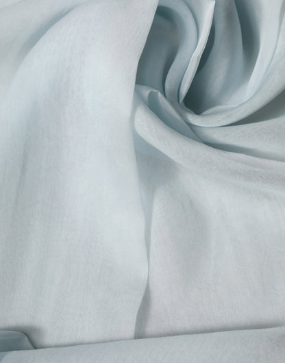 Dolce & Gabbana Light Blue Silk Sash Wrap Foulard 294.5cm x 19cm Scarf