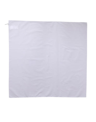 Dolce & Gabbana White Cotton Wrap Square Shawl Stole 71cm x 70cm  Scarf