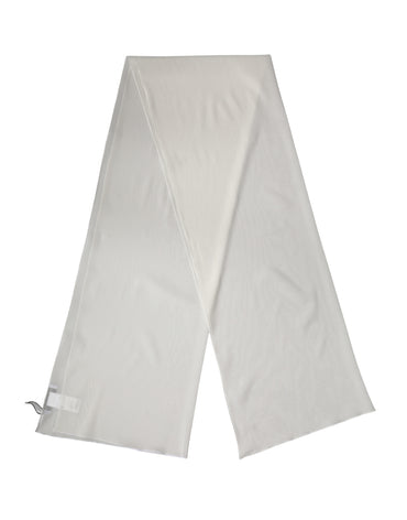 Dolce & Gabbana Off White Silk Neck Wrap Shawl Stole 200cm x 64cm Scarf