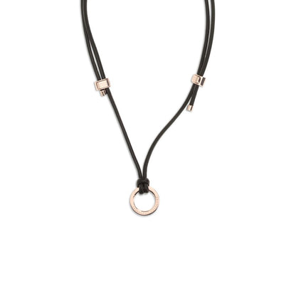 Brunello Cucinelli Brown Calf Leather Bos Taurus Keychain