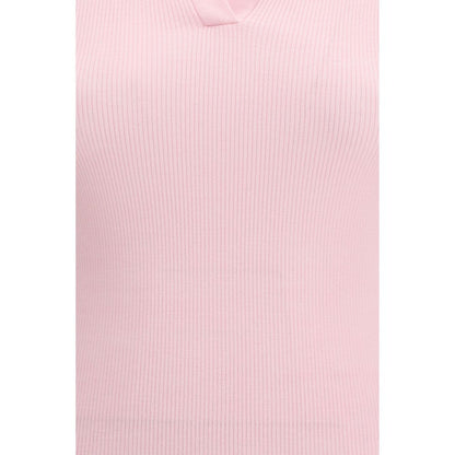 Max Mara Multicolor Fleece Wool Polo Shirt