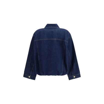 7FOR Blue Cotton Denim Jacket