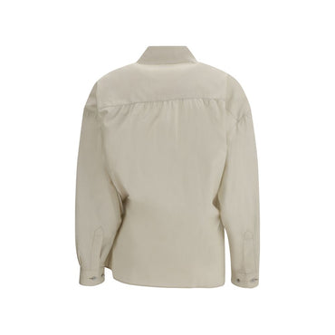 Lemaire Beige Cotton Dress Shirt
