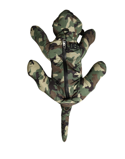 Dolce & Gabbana Multicolor Camouflage Animal Silhouette Waist Borse Bag