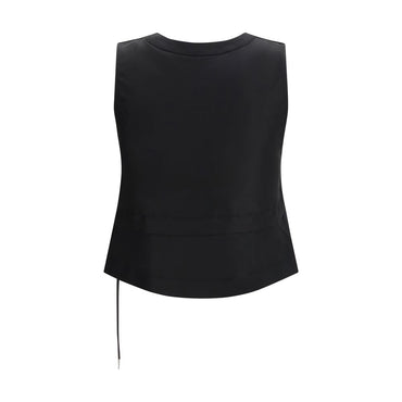 Sacai Black Polyester Waistcoat