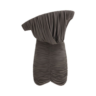 Magda Butrym Brown Copper Casual Dress