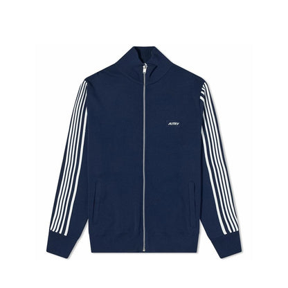 Autry Blue Nylon Cardigan