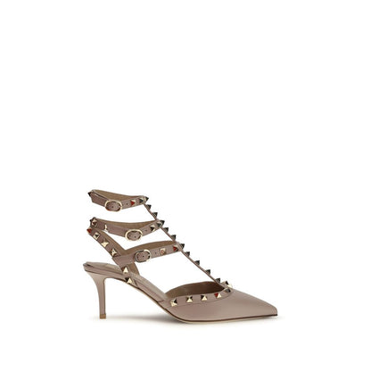 Valentino Garavani Multicolor Goatskin Mid Heel Pumps