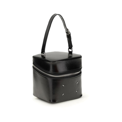 Margiela Black Calf Leather Bos Taurus Shoulder Bag