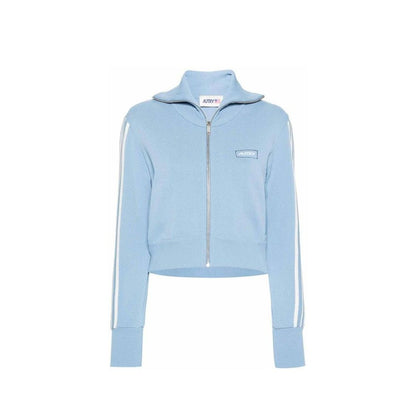 Autry Blue Nylon Cardigan