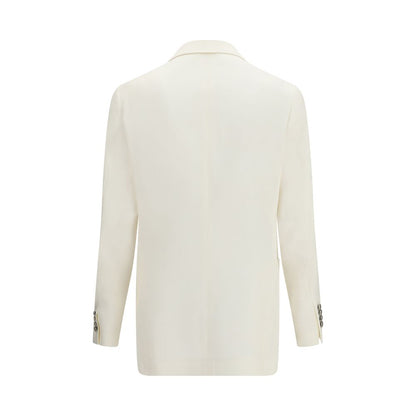 Brunello Cucinelli White Linen Blazer