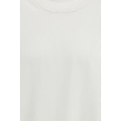 Laneus White Cotton T-Shirt