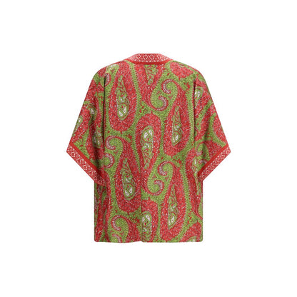 Etro Multicolor Silk Jackets And Coat