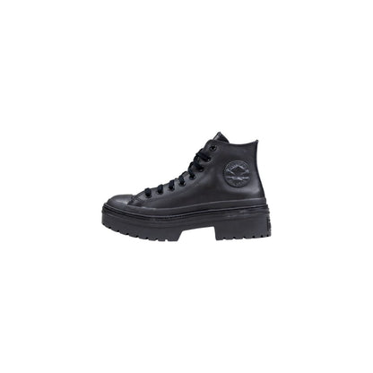 Converse Black Leather Ankle Boots