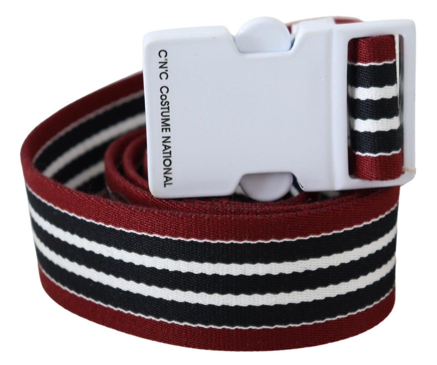 Costume National Black Cotton And Canvas Regular Belt