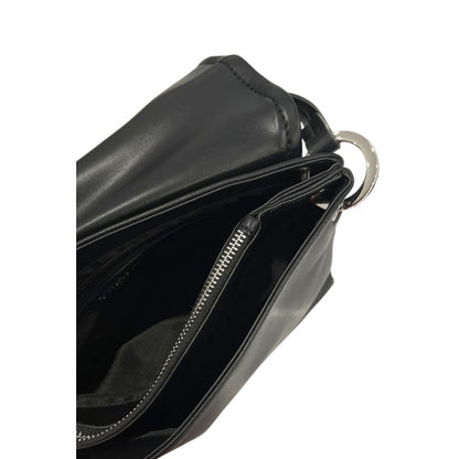 Twinset Black PU Women Shoulder Bag