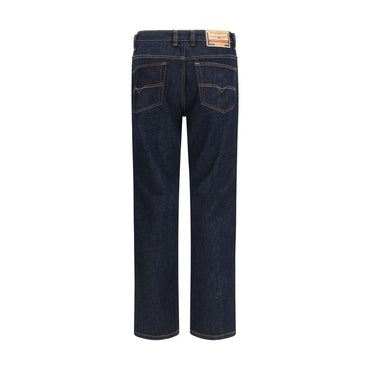 Diesel Black Cotton Slim Fit Jeans