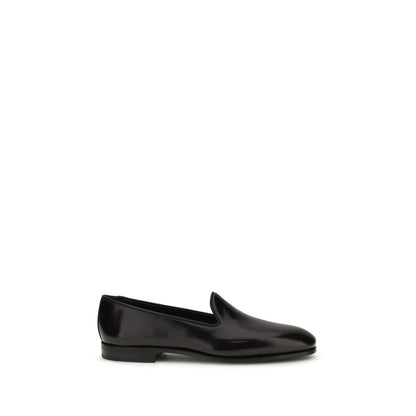 Church's Purple Calf Leather Bos Taurus Slip-On Loafers
