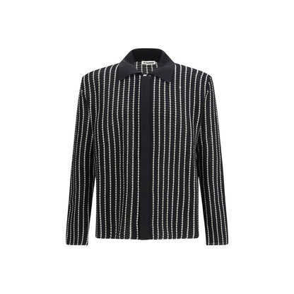 Jil Sander Black Cotton Cardigan