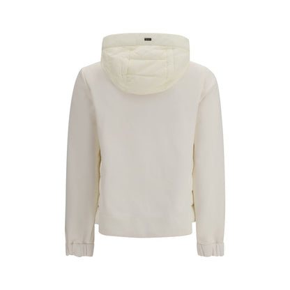 Herno Beige Polyamide Biker Jacket