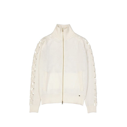 Herno White Cashmere Cardigan