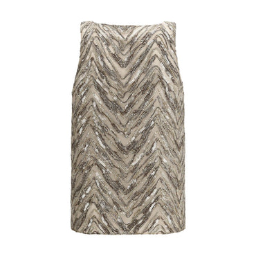 Brunello Cucinelli Beige Silk Blouse