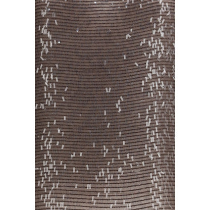 Brunello Cucinelli Brown Silk T-Shirt