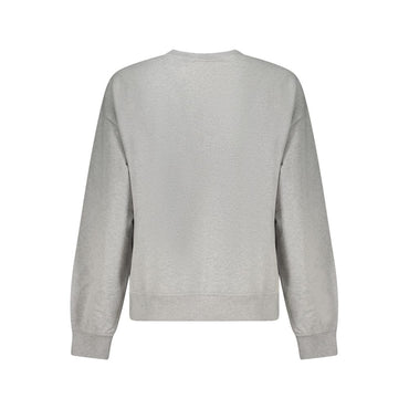 Calvin Klein Grigio Cotton Women Sweatshirt