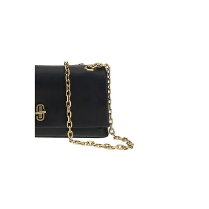 Marc Jacobs Black Calf Leather Bos Taurus Shoulder Bag