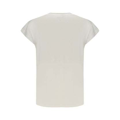 Pepe Jeans White Cotton Women T-Shirt