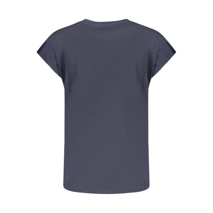 Pepe Jeans Blue Organic Cotton Women T-Shirt