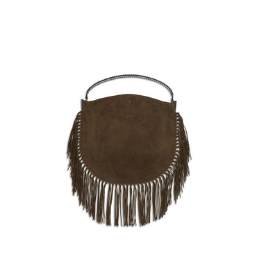 Isabel Marant Brown Calf Leather Bos Taurus Shoulder Bag
