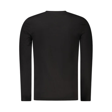 Guess Jeans Black Cotton Men T-Shirt