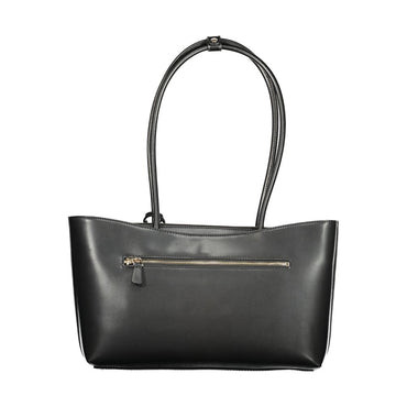 Guess Jeans Nero Poliuretano Woman Handbag