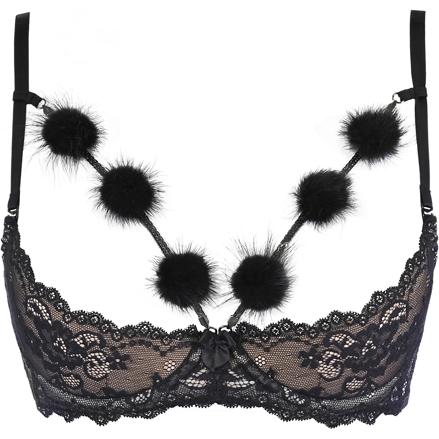 Sexy Open Cup Lace Bra Axami Pussycat-4