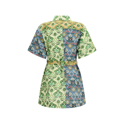 Alemais Multicolor Linen Casual Dress