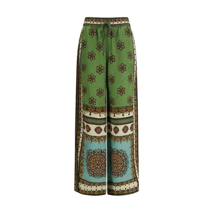 Alemais Multicolor Viscose Casual Pants