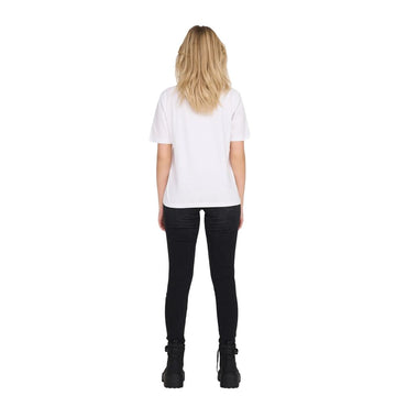 Only White Cotton T-Shirt