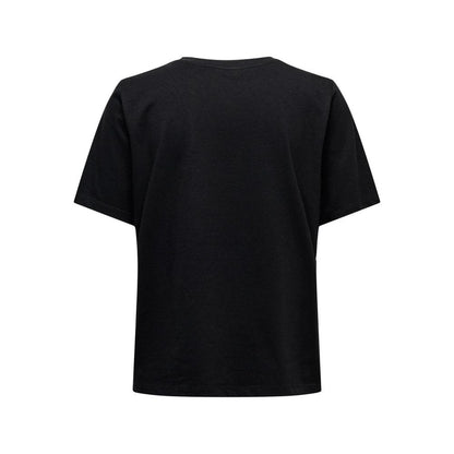 Only Black Cotton T-Shirt