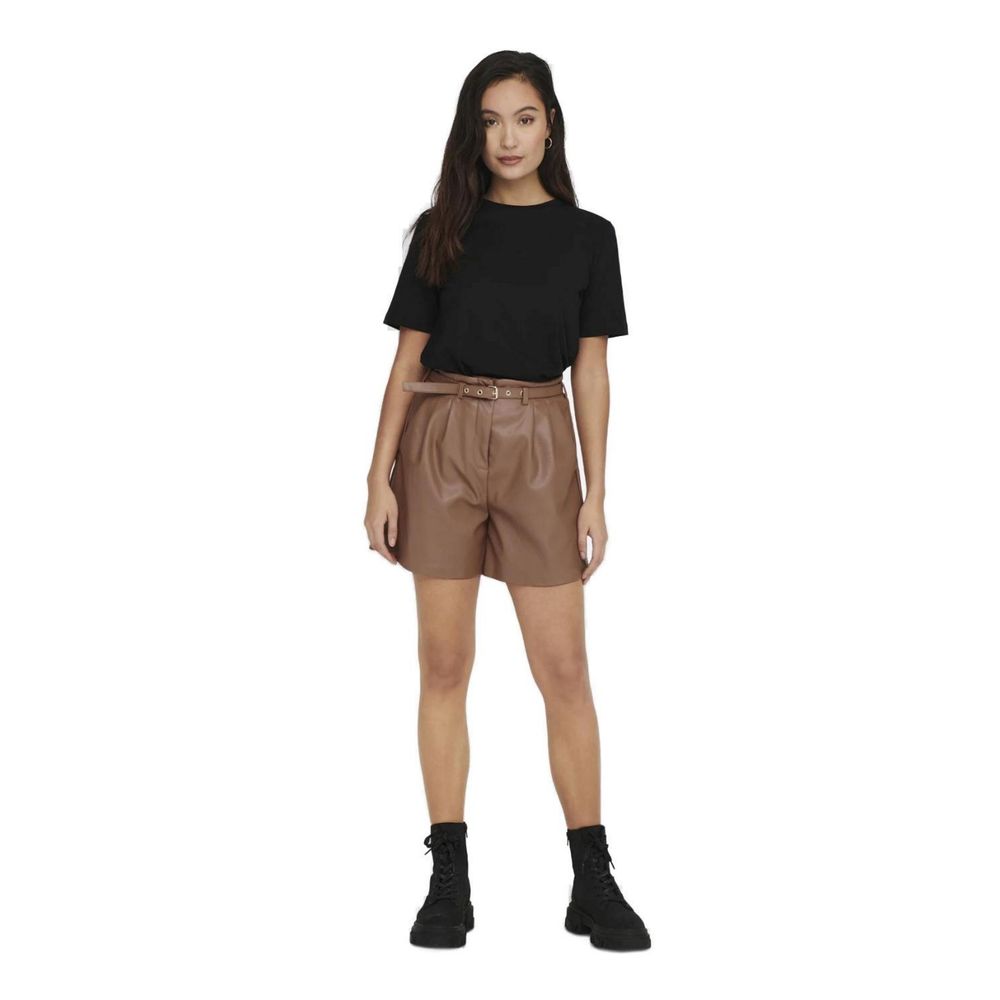 Only Black Cotton T-Shirt