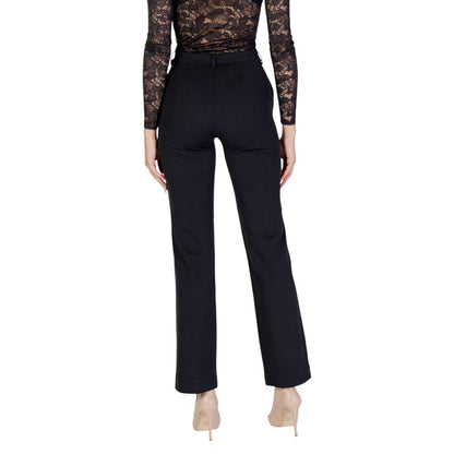 Only Black Recycled Polyester Flared Pants