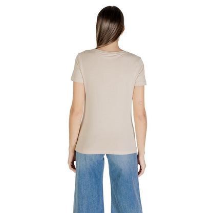 Guess Active Beige Cotton T-Shirt