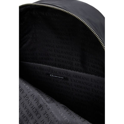 Armani Exchange Black Polyamide Backpack
