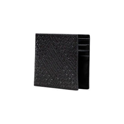 Armani Exchange Black Leather Wallet